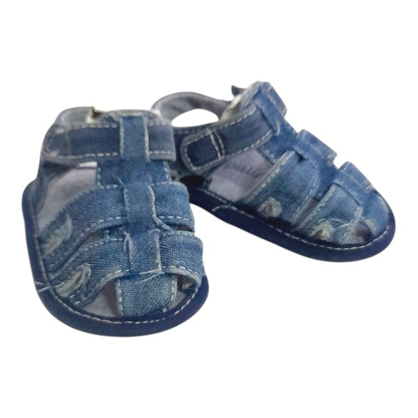 Sandalia blanda Tela Azul Marca Opaline 13 Estado Casi tiki