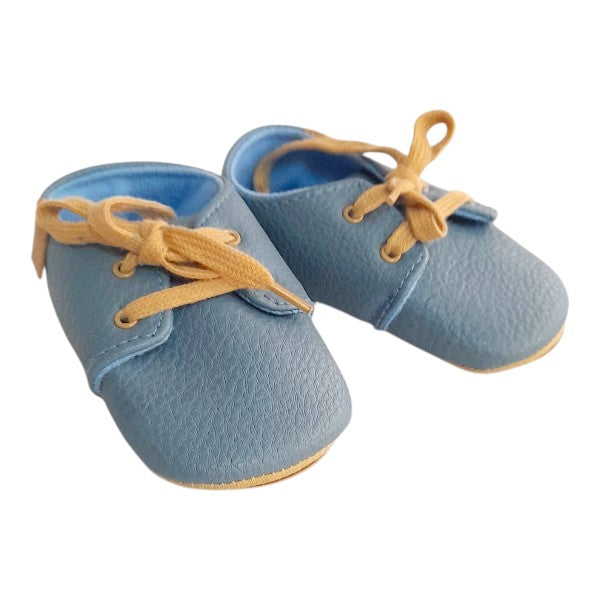 Zapato blando Cuerina Celeste Marca Otra 19 Estado Tiki taka