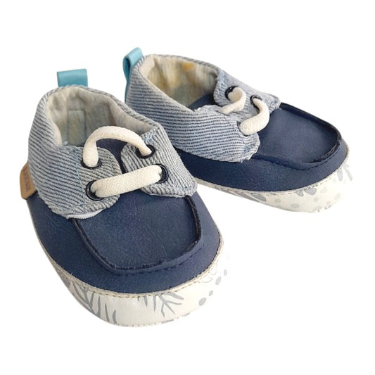 Zapatilla blanda Tela Multicolor Marca Black and blue 15 Estado Casi tiki