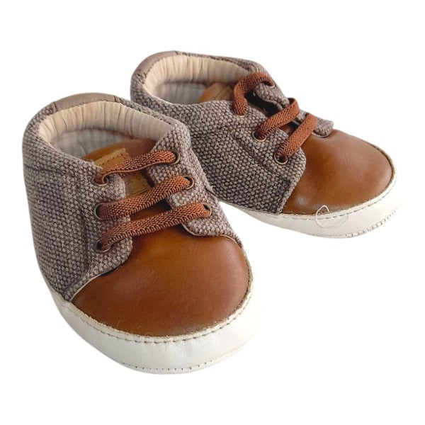 Zapatilla blanda Tela Café Marca Colloky 17 Estado Casi tiki