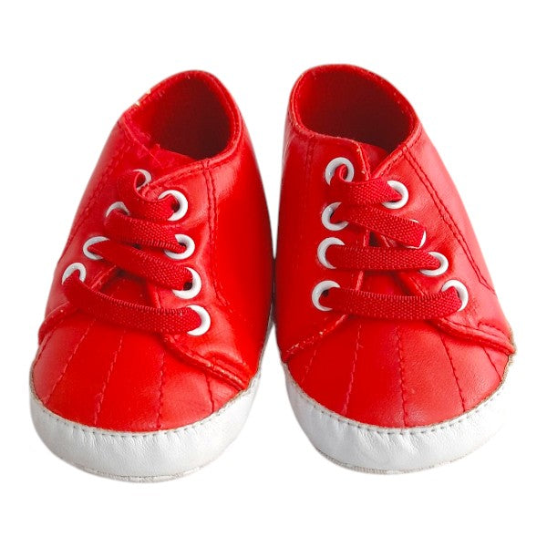 Zapatilla blanda Cuerina Rojo Marca Otra 16 Estado Casi tiki