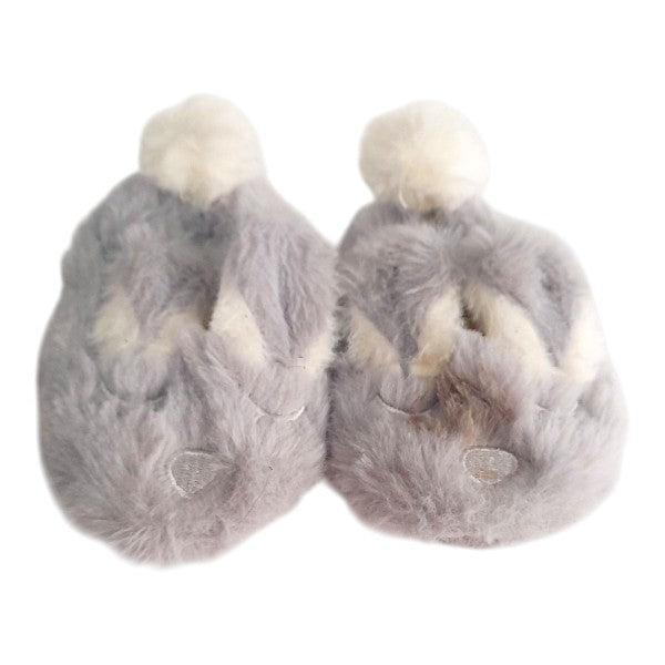 Zapatilla blanda Peludo Gris Marca All basics 22 Estado Casi tiki