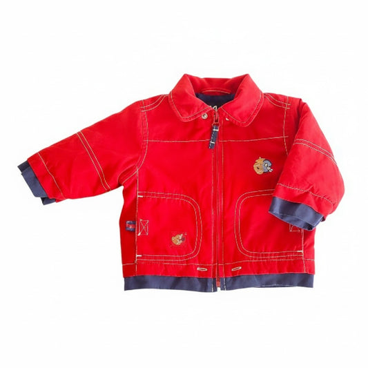 Chaqueta forrado polar Multicolor Marca Pillin 12 M Estado Casi tiki