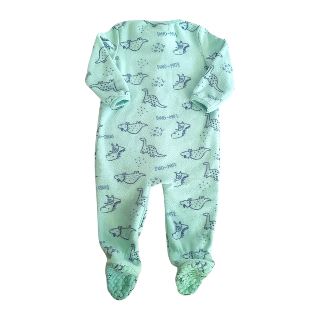 Pijama Polar Verde Marca Boulevard 12 M Estado Tiki taka