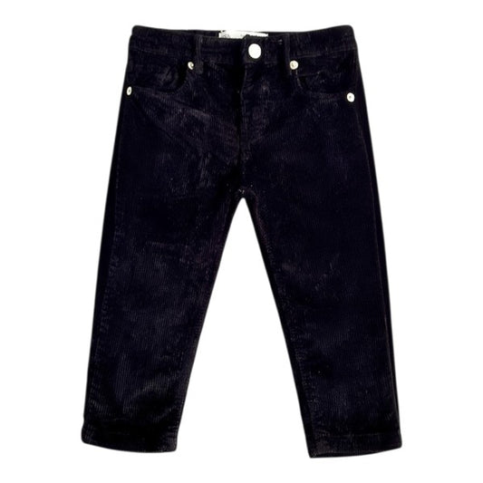 Pantalón Cotelé Negro Marca Zara 18 M Estado Tiki taka