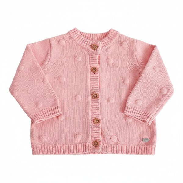 Chaleco Tejido Rosa Marca Opaline 0-3 M Estado Casi tiki