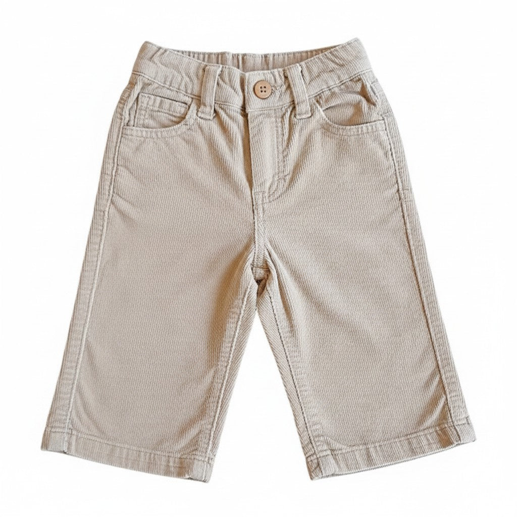 Pantalón Gamuza Crema Marca Colloky 3-6 M Estado Tiki taka