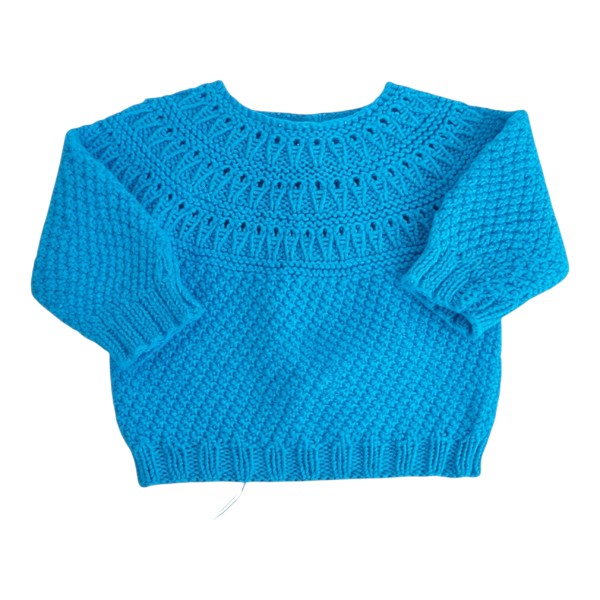 Chaleco Tejido Azul Marca Otra 6 M Estado Casi tiki