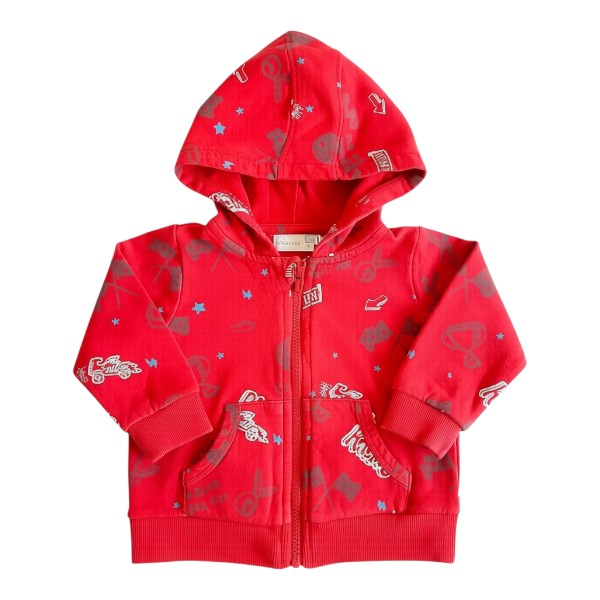 Polerón Algodón Rojo Marca Colloky 9-12 M Estado Casi tiki