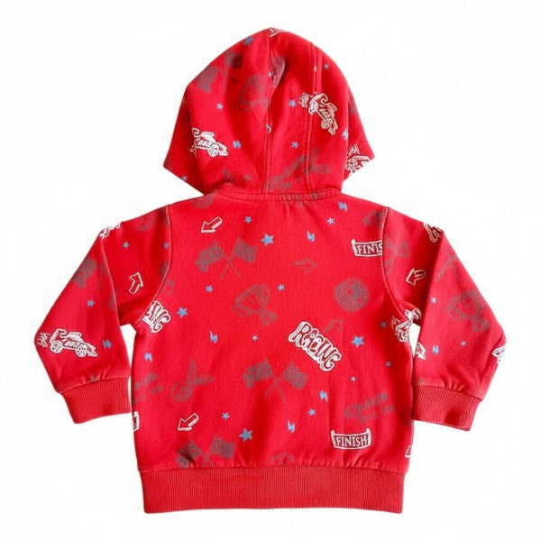 Polerón Algodón Rojo Marca Colloky 9-12 M Estado Casi tiki