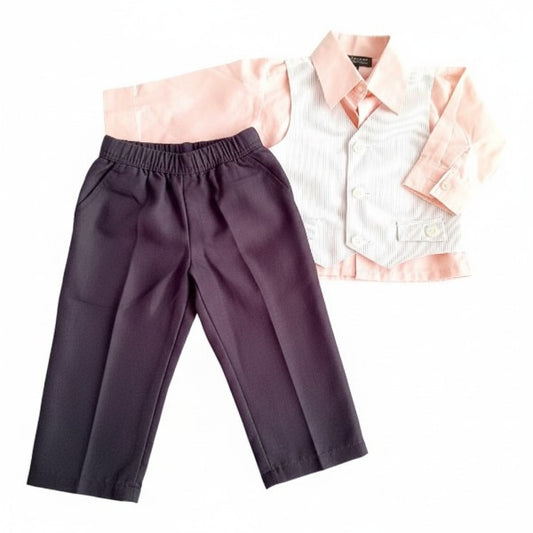 Conjunto Gabardina Multicolor Marca Otra 6 M Estado Casi tiki