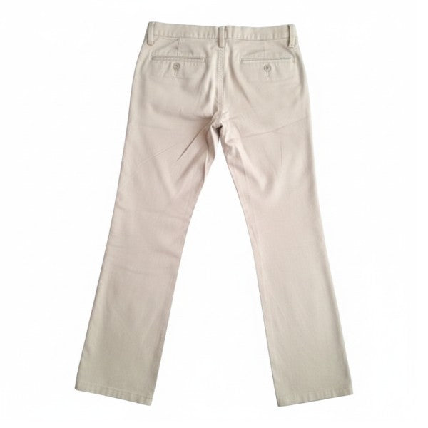 Pantalón Gabardina Crema Marca Otra 7 A Estado Tiki taka