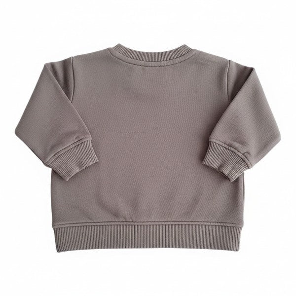 Polerón Algodón Gris Marca Hym 3-6 M Estado Casi tiki