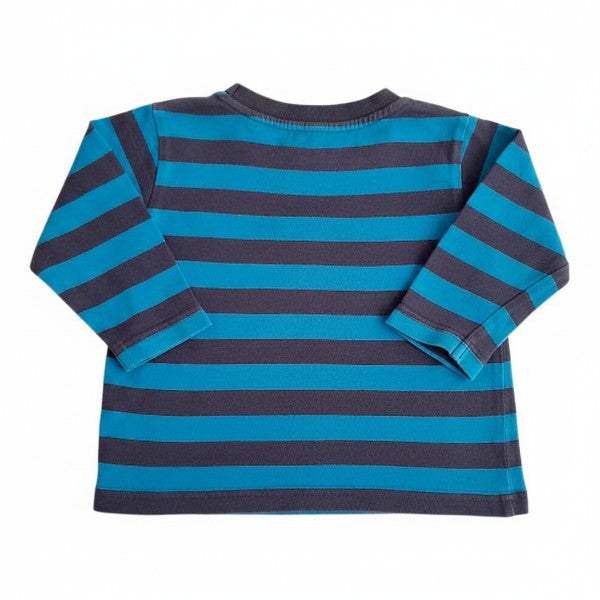 Polera manga larga Algodón Diseños Marca Otra 6-9 M Estado Casi tiki
