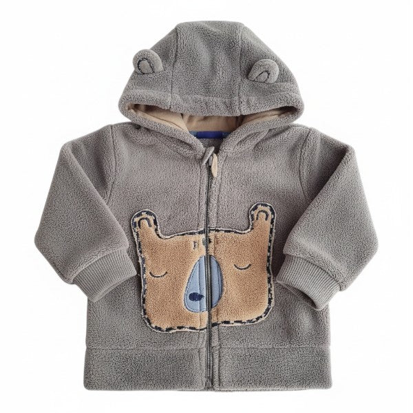 Polerón Polar Gris Marca Otra 9-12 M Estado Casi tiki