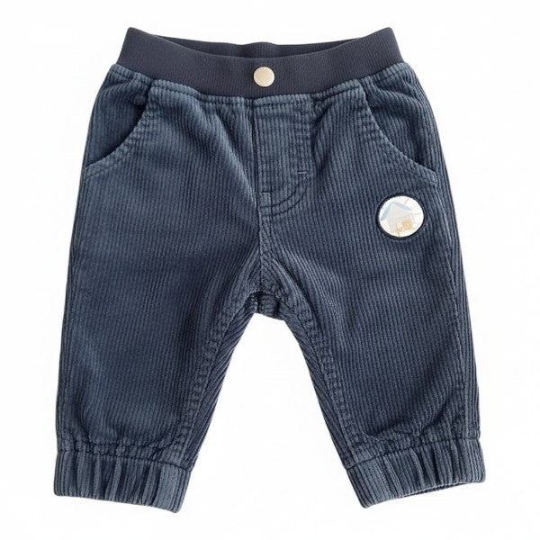 Pantalón Cotelé Azul Marca Opaline 0-3 M Estado Tiki taka