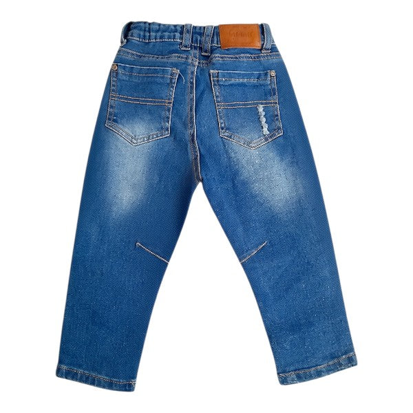 Jeans Mezclilla Azul Marca Infanti 18 M Estado Tiki taka