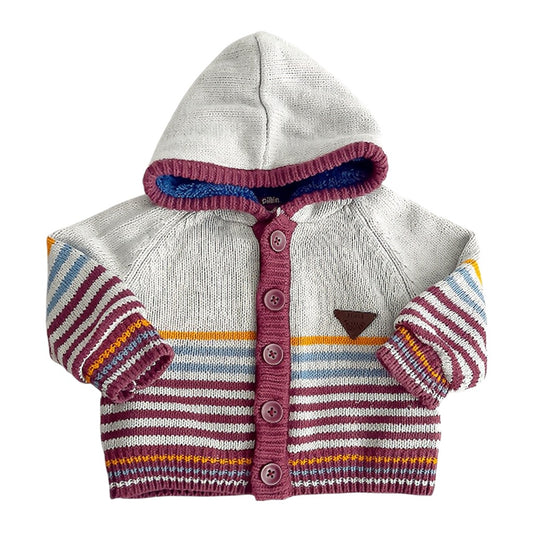 Chaleco Tejido Multicolor Marca Pillin 3-6 M Estado Casi tiki