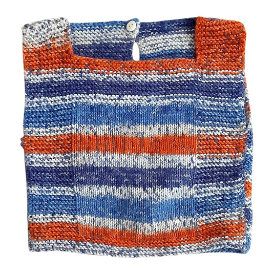 Chaleco Tejido Multicolor Marca Otra 6-9 M Estado Casi tiki