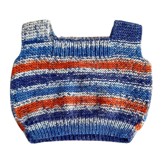 Chaleco Tejido Multicolor Marca Otra 6-9 M Estado Casi tiki