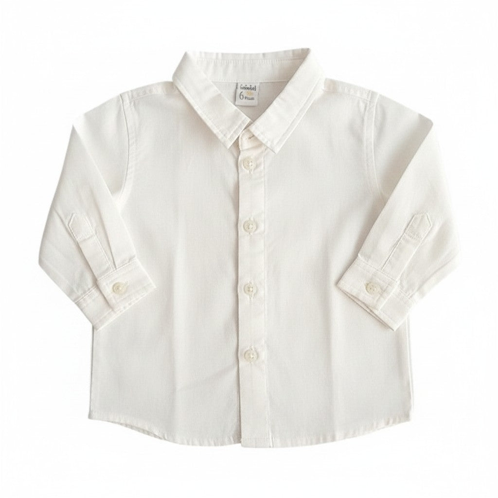 Camisa Tela Blanco Marca Yamp! 6 M Estado Casi tiki