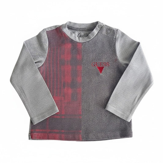 Polera manga larga Algodón Multicolor Marca Otra 6-9 M Estado Casi tiki