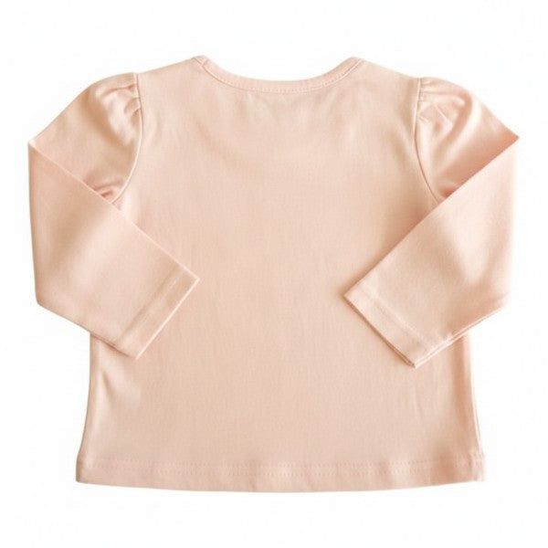 Polera manga larga Algodón Rosa Marca Boulevard 9 M Estado Tiki taka