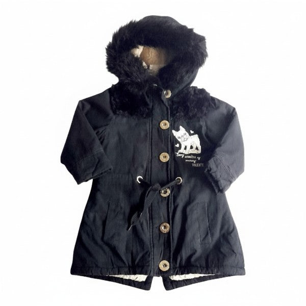 Abrigo forrado polar Negro Marca Limonada 2 A Estado Tiki taka