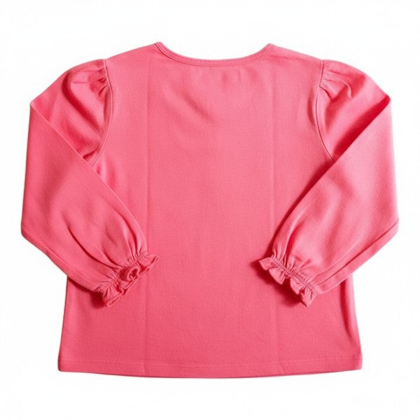 Polera manga larga Algodón Fucsia Marca Baby harvest 2 A Estado Casi tiki
