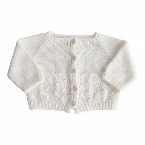 Chaleco Tejido Blanco Marca Otra 9-12 M Estado Casi tiki