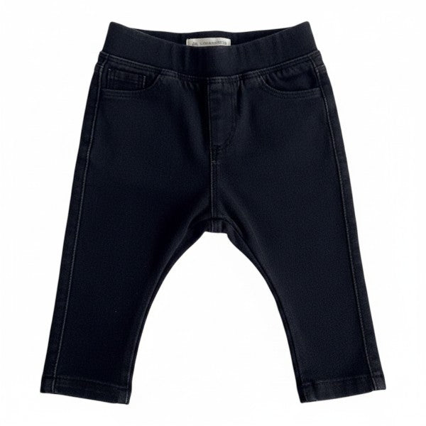 Pantalón Mezclilla Negro Marca Colloky 6-9 M Estado Casi tiki