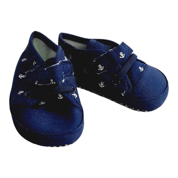 Zapato blando Tela Azul Marca Otra 15 Estado Casi tiki