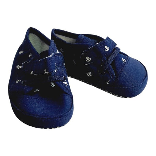Zapato blando Tela Azul Marca Otra 15 Estado Casi tiki