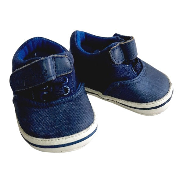 Zapato blando Tela Azul Marca Opaline 15 Estado Casi tiki