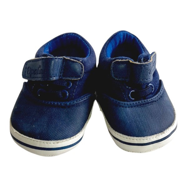 Zapato blando Tela Azul Marca Opaline 15 Estado Casi tiki