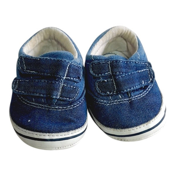 Zapato blando Mezclilla Azul Marca Opaline 16 Estado Casi tiki
