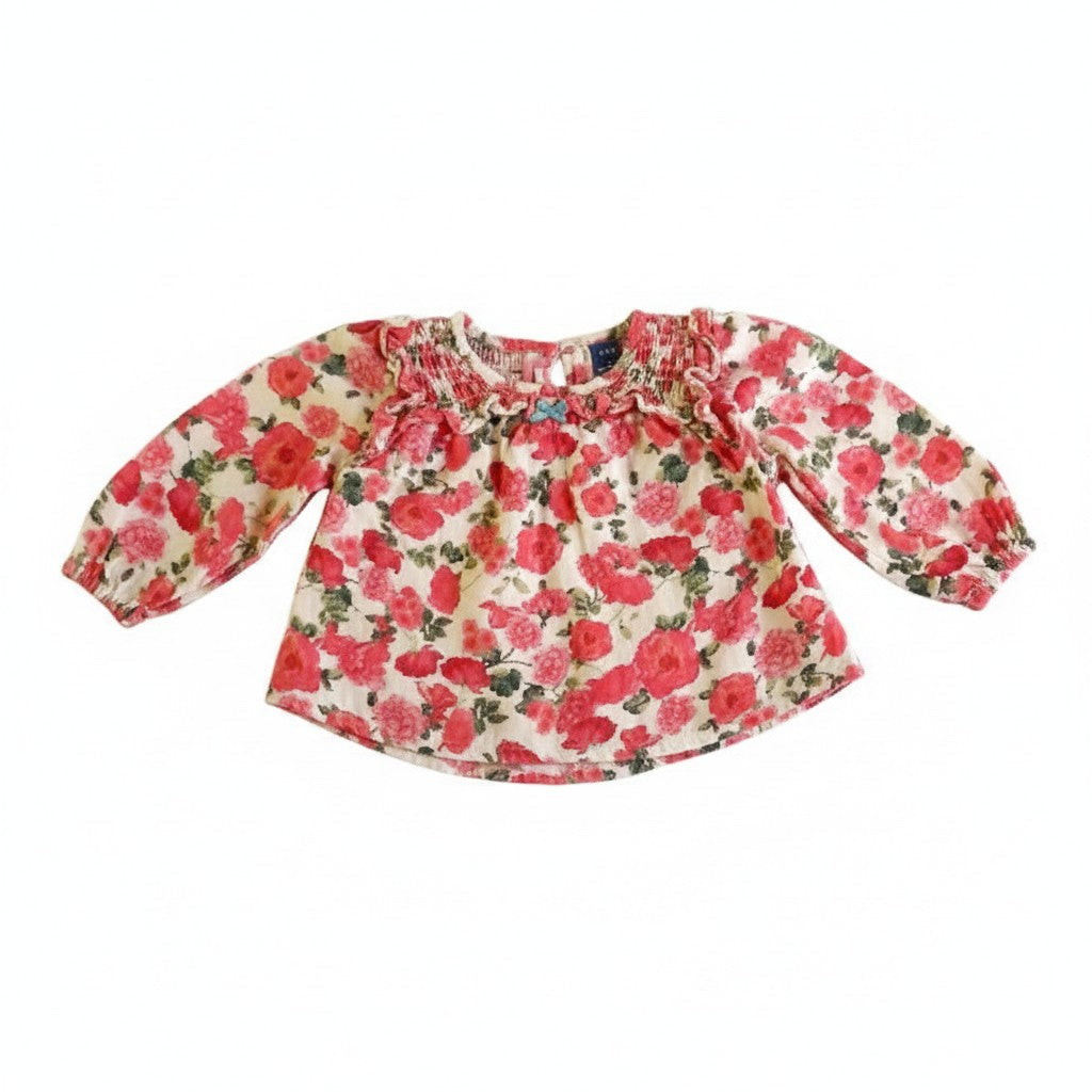 Blusa Tela Diseños Marca Otra 0-3 M Estado Casi tiki