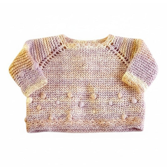 Chaleco Tejido Multicolor Marca Otra 6-9 M Estado Casi tiki