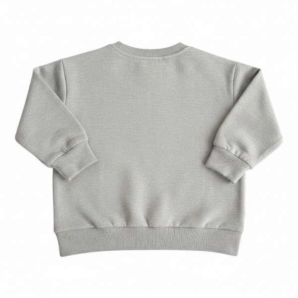 Polerón Algodón Gris Marca All basics 18 M Estado Casi tiki