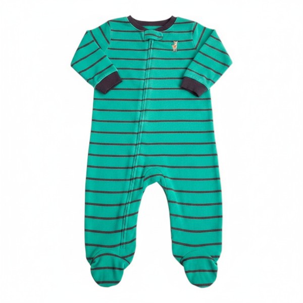 Pijama Micropolar Verde Marca Carter's 3 A Estado Casi tiki