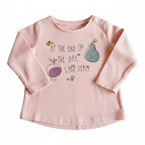 Polera manga larga Algodón Palorosa Marca Colloky 3-6 M Estado Casi tiki