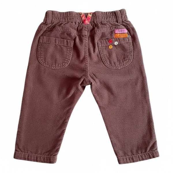 Pantalón Cotelé Café Marca Colloky 12-18 M Estado Casi tiki