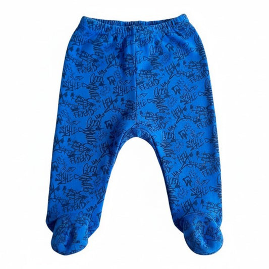 Panty Algodón Azul Marca Ficcus 12-18 M Estado Casi tiki