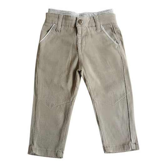 Pantalón Tela Gris Marca Otra 9-12 M Estado Casi tiki