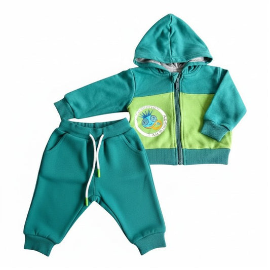 Conjunto Algodón Multicolor Marca Pillin 6 M Estado Casi tiki