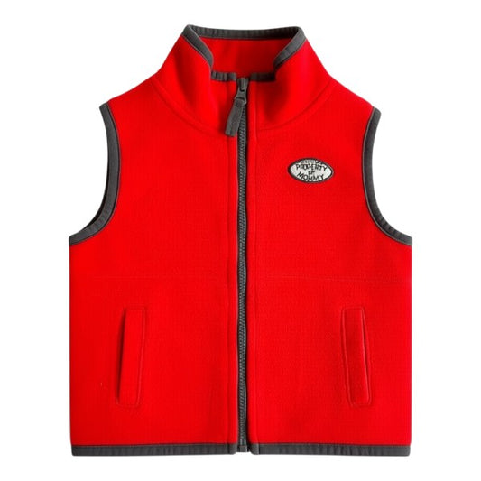 Polerón Micropolar Rojo Marca Carter's 12 M Estado Casi tiki