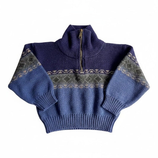 Polerón Tejido Multicolor Marca Otra 9-12 M Estado Casi tiki