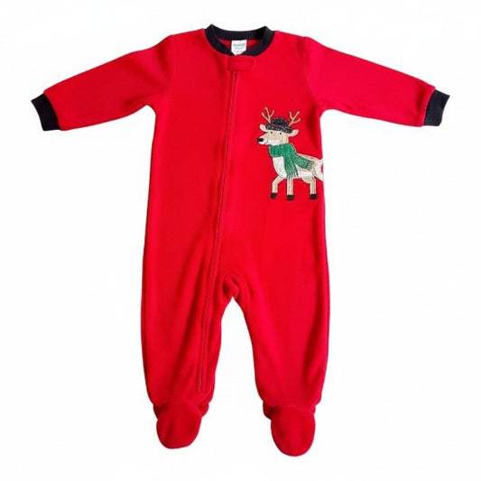 Pijama Micropolar Rojo Marca Carter's 2 A Estado Casi tiki