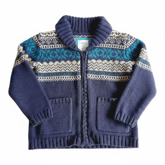 Polerón Tejido Multicolor Marca Yoko 3 A Estado Casi tiki