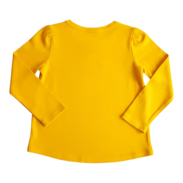 Polera manga larga Algodón Amarillo Marca Old Navy 3 A Estado Casi tiki